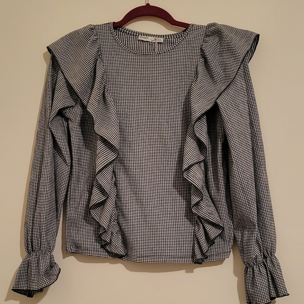 Pull & Bear XS Ruffle Shirt